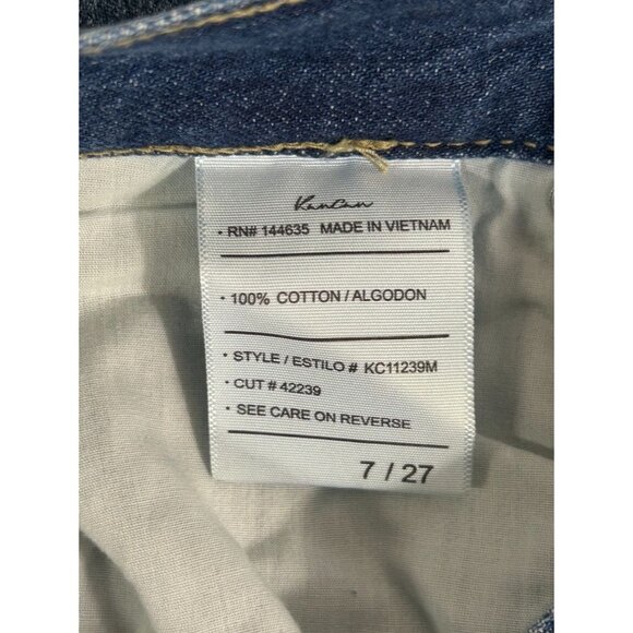 KanCan Eloise High Rise Straight Leg Jeans in Medium Wash - Sz 7/27 - NWT - Picture 7 of 8